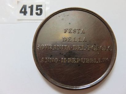 Médaille - Répubique ligurienne (Gênes) 14...