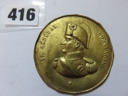 Médaille - LE GÉNÉRAL BONAPARTE son buste...
