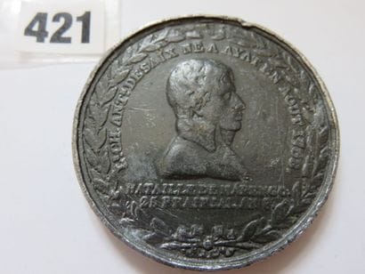 Médaille - Mort du général Desaix à Marengo,...