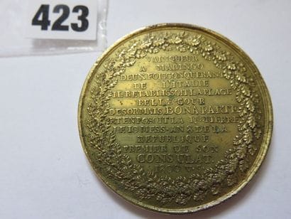 Médaille - Rétablissement de la Place Bellecour...