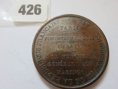 Médaille - Fondation du Quai Dessaix à Paris,...