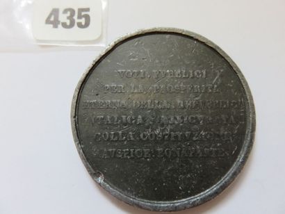 Médaille - Constitution à Lyon de la République...