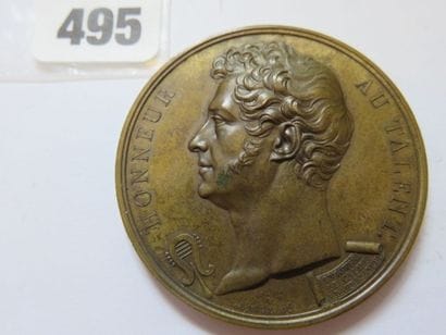 Médaille - Hommage à François Boieldieu 1826...