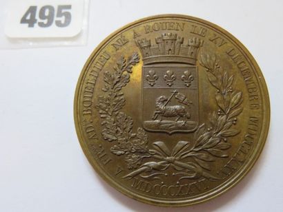 Médaille - Hommage à François Boieldieu 1826...