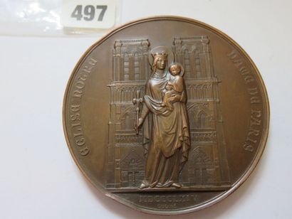 Médaille - Restauration et consécration de...