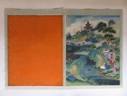 Peinture qui représente la légende de Xu...