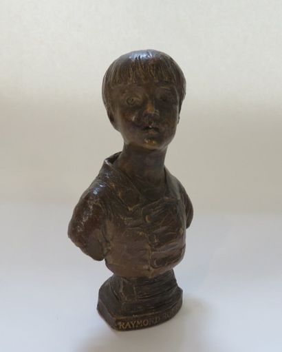 Buste de Raymond Roussel sur piédouche Terre...