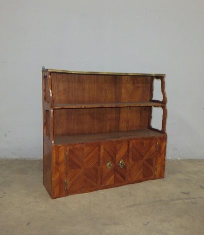 Etagère murale en placage de bois de rose...