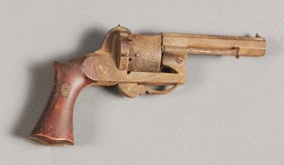 Revolver à broche système Lefaucheux, six...