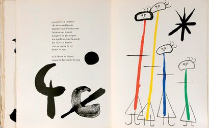 TZARA Tristan. MIRÓ Joan
PARLER SEUL. Poème....