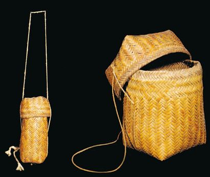 Ensemble comprenant un panier à yopéro, un...