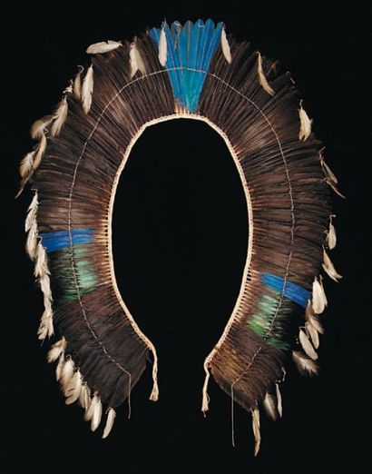 Diadème Indiens Kayapó, Rio Xingu, Etats...