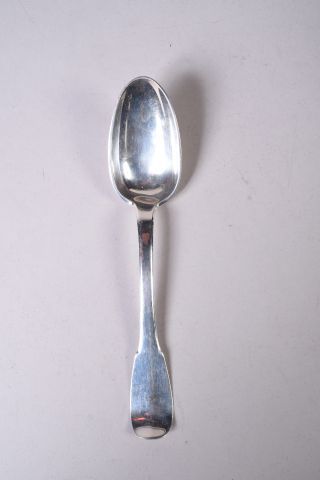 Cuillère de table en argent, modèle uniplat,...