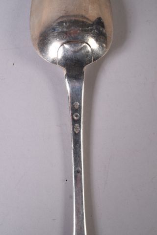 Cuillère à ragoût en argent, modèle uniplat,...