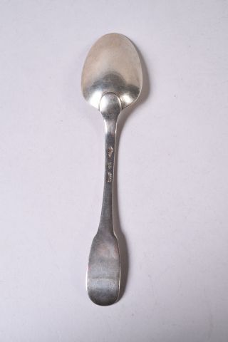 Cuillère de table en argent, modèle uniplat,...
