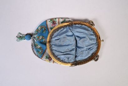 Sac en sablé de perles de couleurs à motifs...