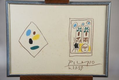 Pablo PICASSO (1881-1973), d'après. 