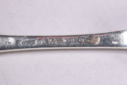 Cuillère à café en argent XVIIIe, modèle...