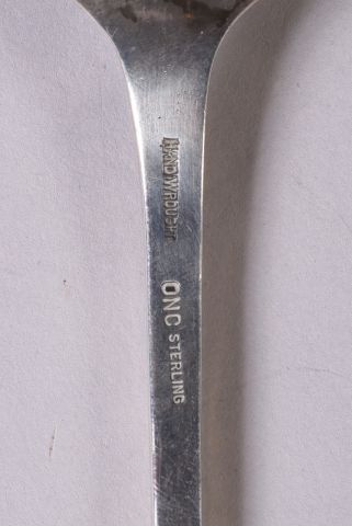 Cuillère à ragoût en argent, modèle uniplat,spatule...