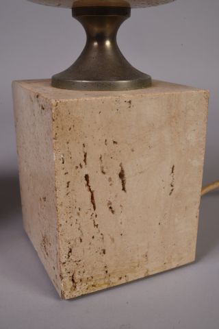 MAISON BARBIER (XXe siècle). Paire de lampes...