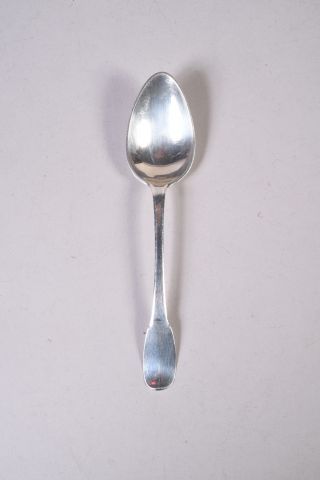 Cuillère à café en argent, modèle uniplat,...