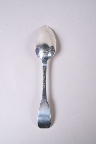 Cuillère de table en argent, modèle uniplat,...