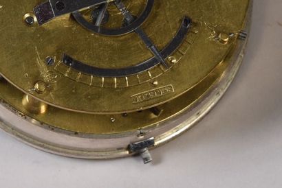 Importante montre à coque en argent gravée...