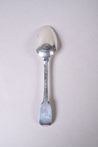 Cuillère de table en argent, modèle uniplat,...