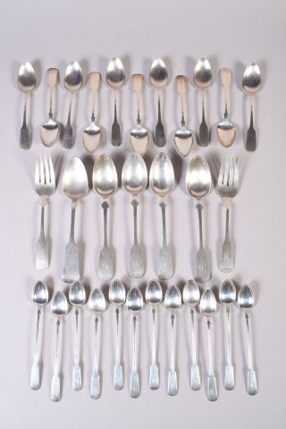Parties de ménagères en argent modèle uniplat...