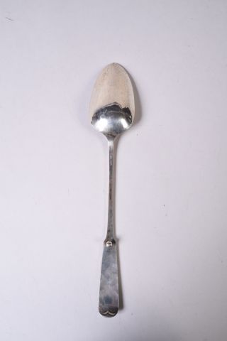 Cuillère à ragoût en argent, modèle uniplat,spatule...
