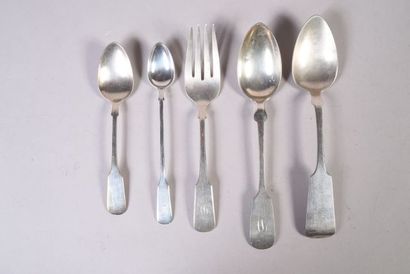 Parties de ménagères en argent modèle uniplat...