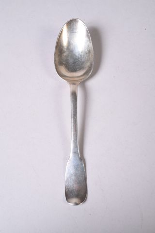 Cuillère de table en argent, modèle uniplat,...