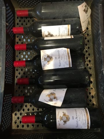 9 bouteilles Saint Armand 1998 Bergerac,...