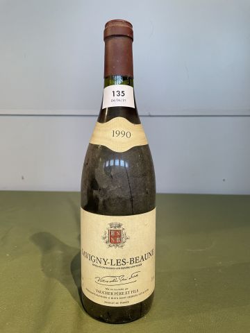 1 bouteille Savigny les Beaune 1990 Vaucher...