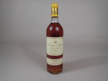 1 bouteille Château d'Yquem 1985 Sauternes,...