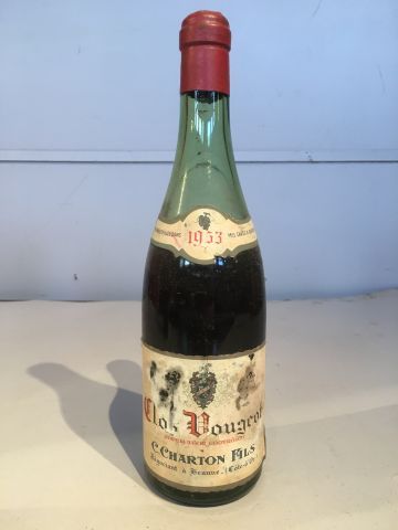 1 bouteille Clos Vougeot 1953 Charton Fils,...