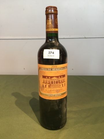 1 bouteille La Croix de Beaucaillou 2005...