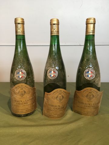 3 bouteilles Côteaux du Layon Chaumes 1989...
