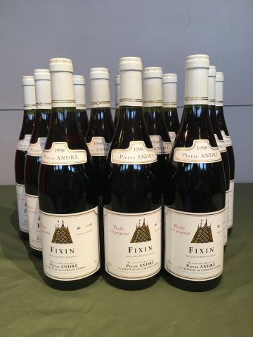 12 bouteilles Fixin 1998 Pierre André
