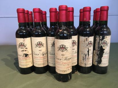 19 demie bouteilles Vieux Mayne 2002 Saint...