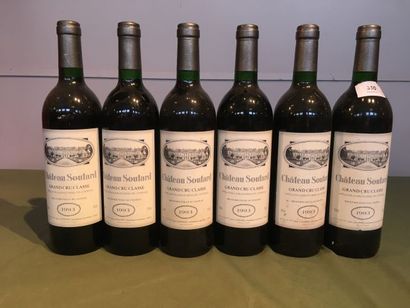 6 bouteilles Château Soutard 1993