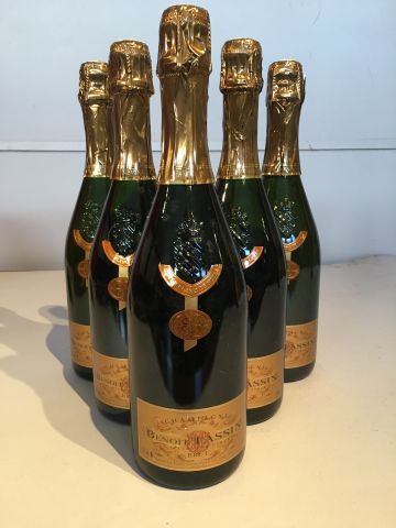 6 bouteilles Champagne Tassin Blanc de N...