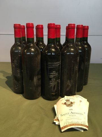 12 bouteilles Saint Armand 1998 Bergerac,...