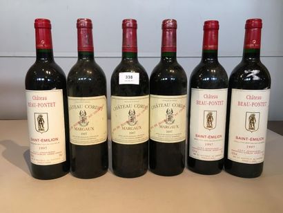 3 bouteilles : Château Cordet 1997 Margaux,...