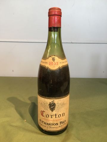 1 bouteille Corton 1953 Charton Fils, niveau...