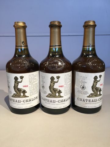 3 bouteilles Château Chalon 1982 Henri Maire

Expertise...