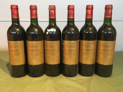 3 bouteilles : Château La Mouline 1997 3...