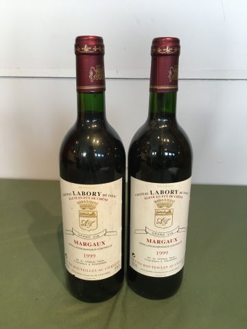2 bouteilles Château Labory de Tayac 1999...