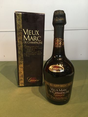 1 bouteille Vieux Marc de Champagne Lanson,...