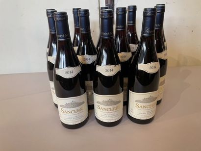 12 bouteilles Sancerre rouge 2014 Cave du...